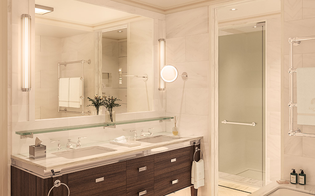 Master bathroom - Raffles London at The OWO