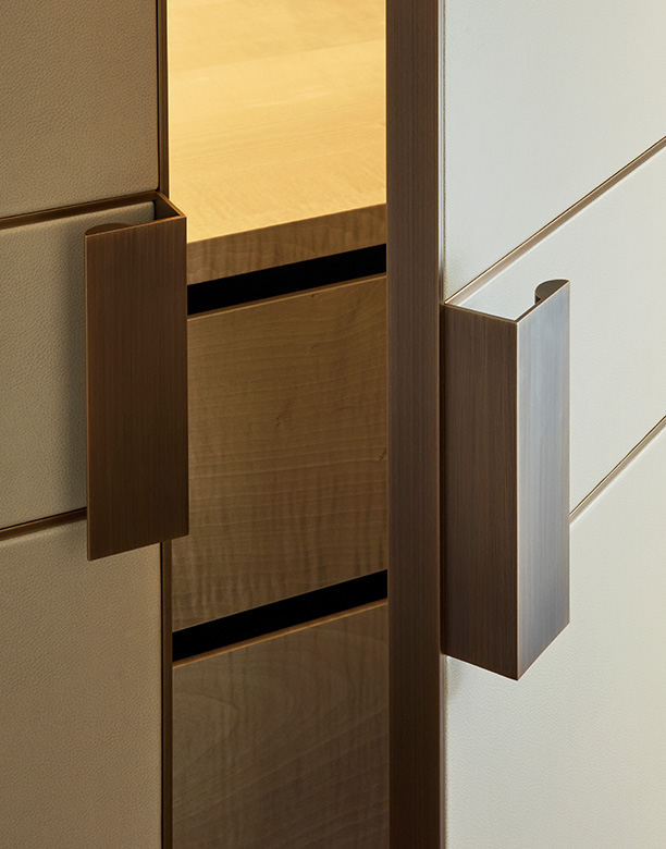 Luxury wardrobe detail - The OWO Residences by Raffles